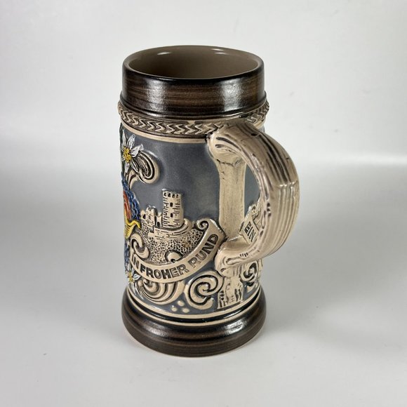 Vintage Original Gerzit Gerz Beer Stein Mug Collectible Barware - Picture 3 of 12